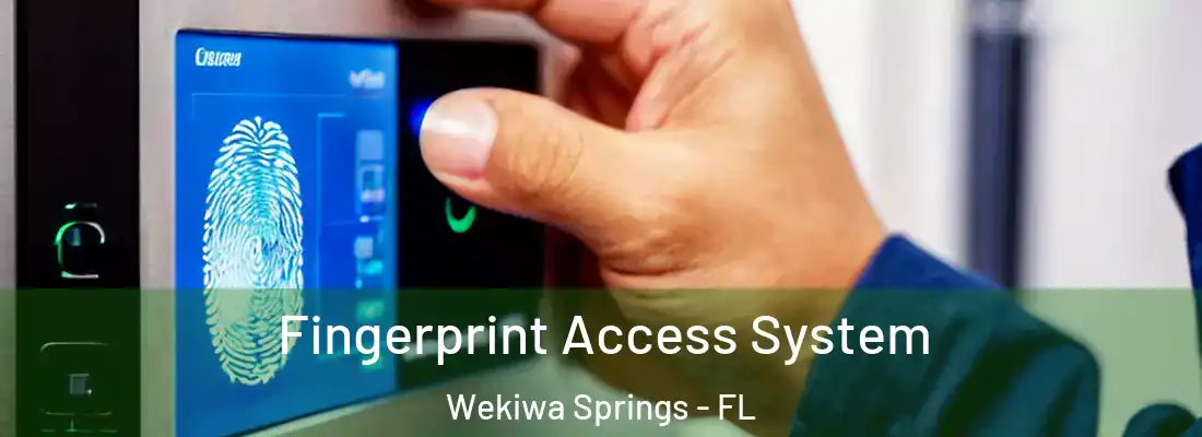 Fingerprint Access System Wekiwa Springs - FL