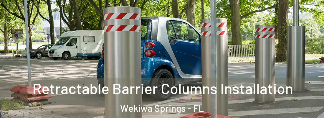 Retractable Barrier Columns Installation Wekiwa Springs - FL
